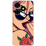 Чехол BoxFace Tecno Spark 20C Pink Girl