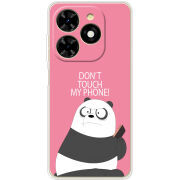 Чехол BoxFace Tecno Spark 20C Dont Touch My Phone Panda