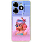 Чехол BoxFace Tecno Spark 20C Girl in the Clouds