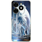 Чехол BoxFace Tecno Spark 20C White Horse