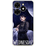 Чехол BoxFace Tecno Spark 20C Wednesday Addams