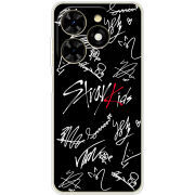 Чехол BoxFace Tecno Spark 20C Stray Kids автограф