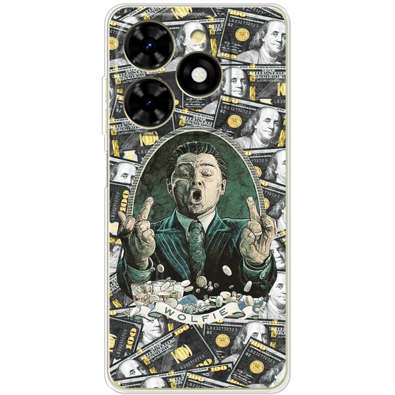 Чехол BoxFace Tecno Spark 20C Wolfie