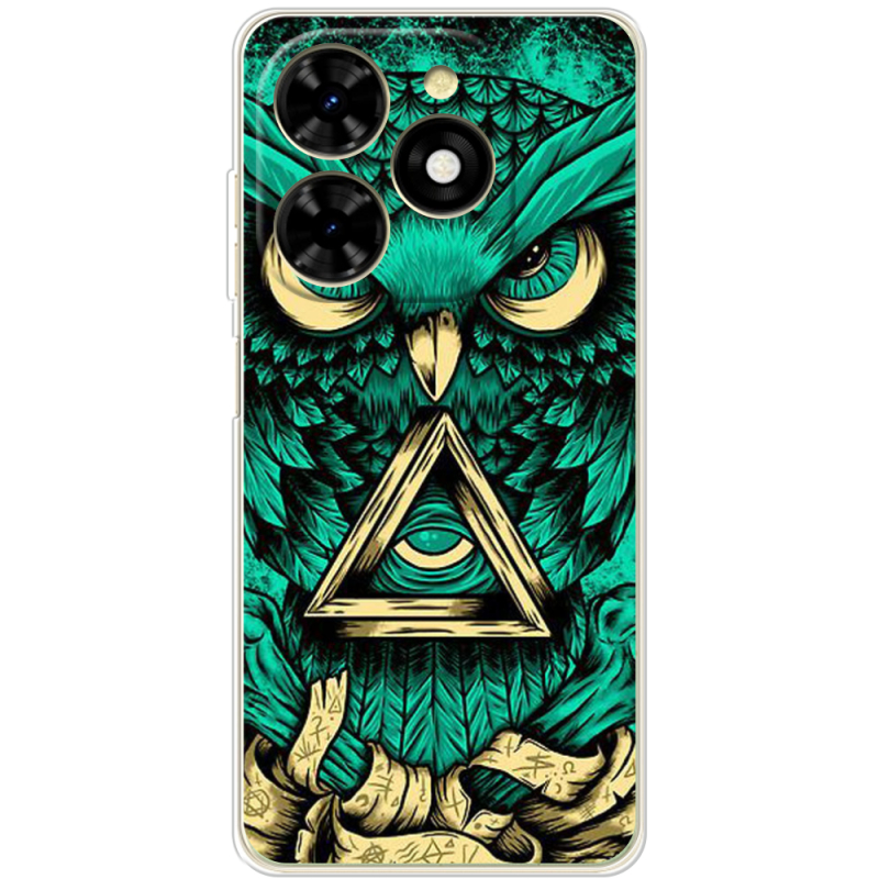 Чехол BoxFace Tecno Spark 20C Masonic Owl