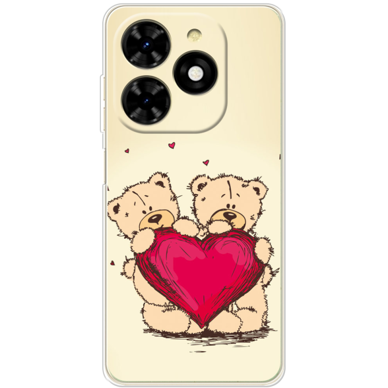 Чехол BoxFace Tecno Spark 20C Teddy Bear Love