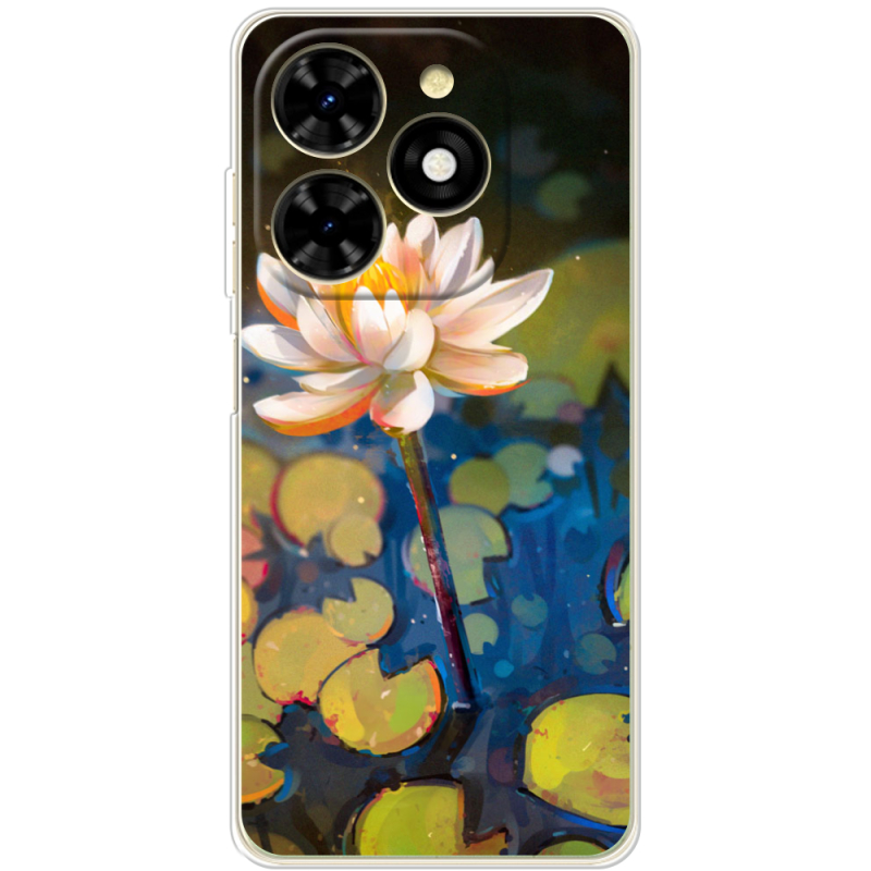 Чехол BoxFace Tecno Spark 20C Waterlily