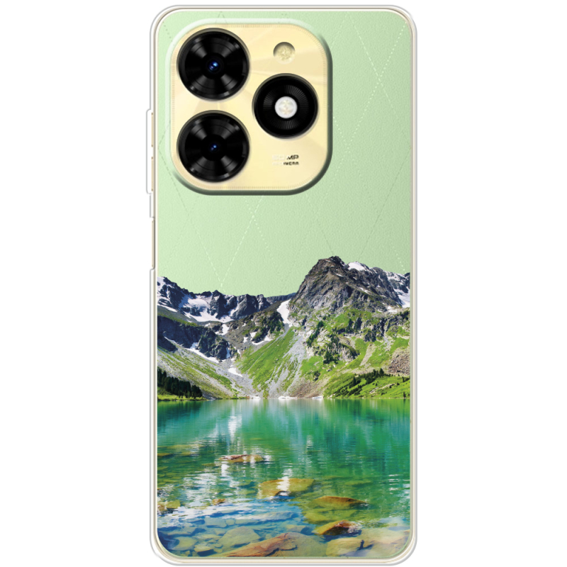 Прозрачный чехол BoxFace Tecno Spark 20C Green Mountain