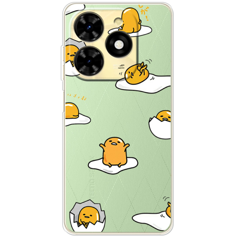 Прозрачный чехол BoxFace Tecno Spark 20C Gudetama