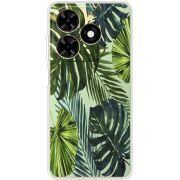 Прозрачный чехол BoxFace Tecno Spark 20C Palm Tree