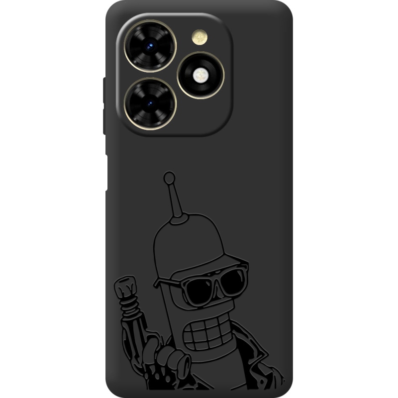 Черный чехол BoxFace Tecno Spark 20C 