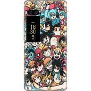Чехол Uprint Meizu Pro 7 Plus Anime Stickers