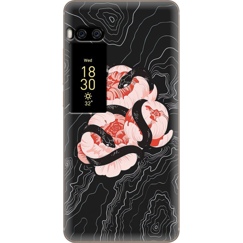 Чехол Uprint Meizu Pro 7 Plus Snake Rose