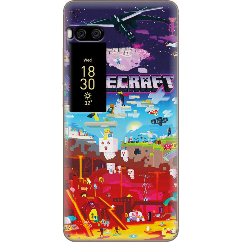 Чехол Uprint Meizu Pro 7 Plus Minecraft World Beyond