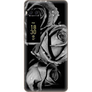 Чехол Uprint Meizu Pro 7 Plus Black and White Roses