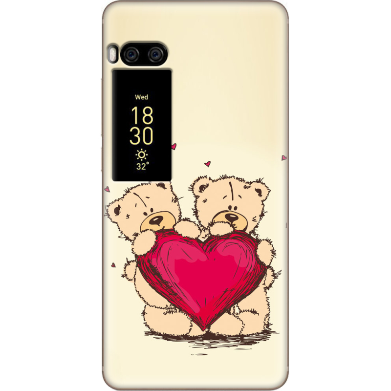 Чехол Uprint Meizu Pro 7 Plus Teddy Bear Love