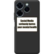Черный чехол BoxFace Tecno Spark 20 Pro 