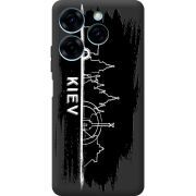 Черный чехол BoxFace Tecno Spark 20 Pro Kyiv