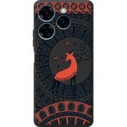 Черный чехол BoxFace Tecno Spark 20 Pro Ornament