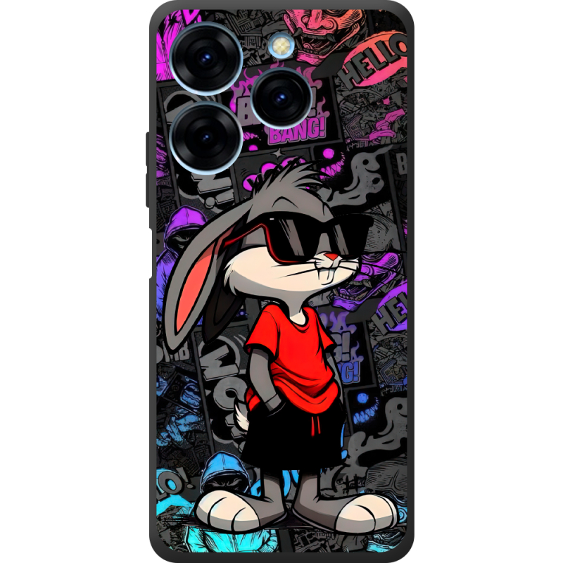 Черный чехол BoxFace Tecno Spark 20 Pro Малий вухань