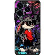 Черный чехол BoxFace Tecno Spark 20 Pro Малий вухань