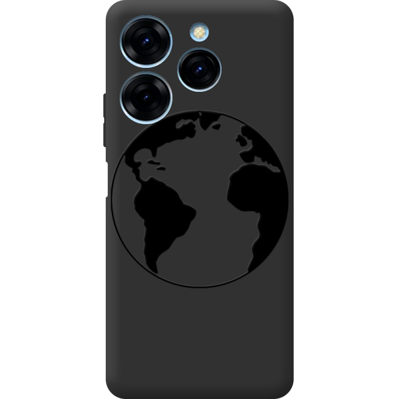 Черный чехол BoxFace Tecno Spark 20 Pro Earth