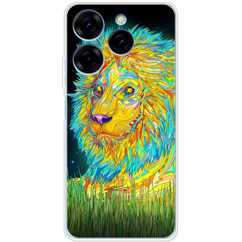 Чехол BoxFace Tecno Spark 20 Pro Moonlight Lion