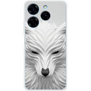 Чехол BoxFace Tecno Spark 20 Pro White Wolf