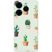 Чехол BoxFace Tecno Spark 20 Pro L-green Cacti