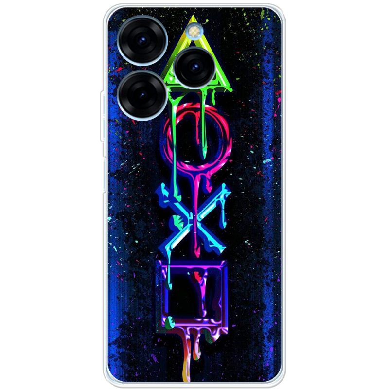 Чехол BoxFace Tecno Spark 20 Pro Graffiti symbols