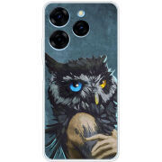 Чехол BoxFace Tecno Spark 20 Pro Owl Woman