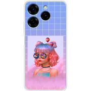 Чехол BoxFace Tecno Spark 20 Pro Girl in the Clouds