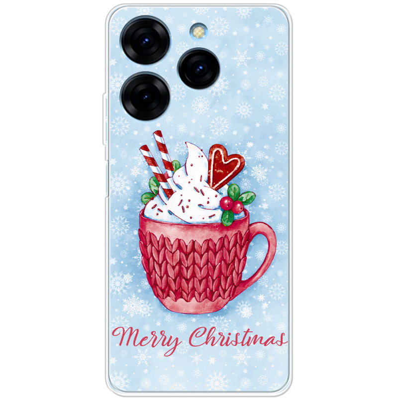 Чехол BoxFace Tecno Spark 20 Pro Spicy Christmas Cocoa