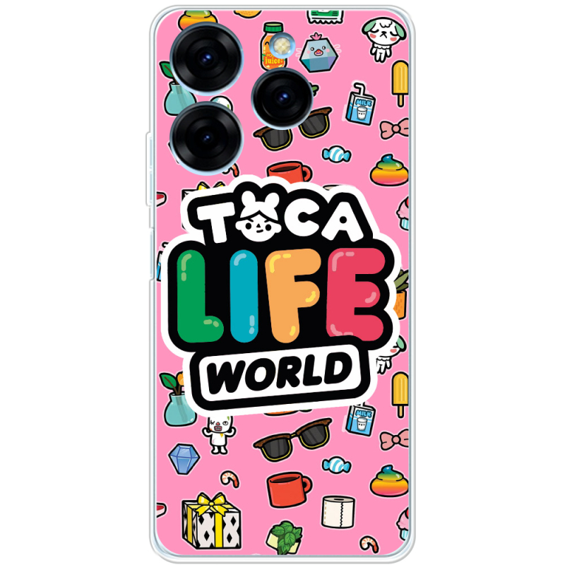 Чехол BoxFace Tecno Spark 20 Pro Toca Boca Life World