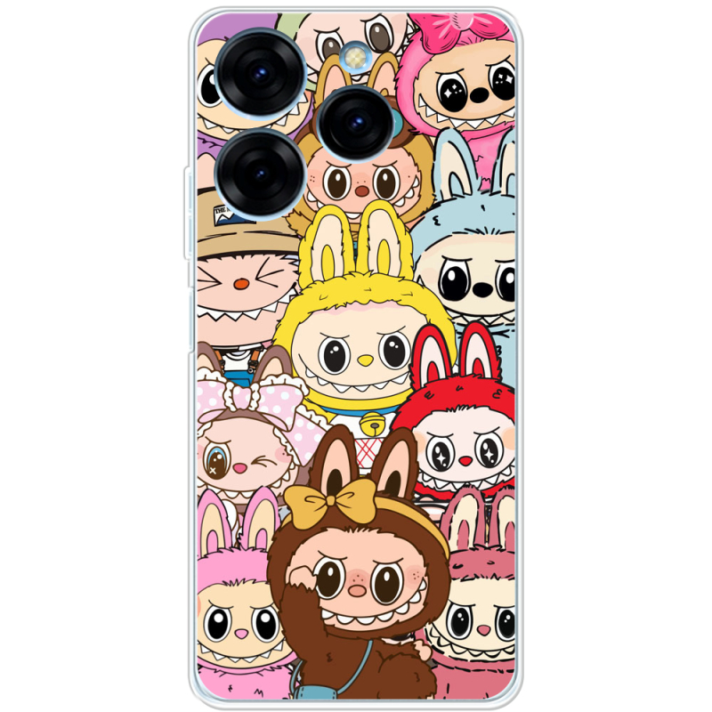 Чехол BoxFace Tecno Spark 20 Pro Labubu