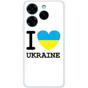 Чехол BoxFace Tecno Spark 20 Pro I love Ukraine