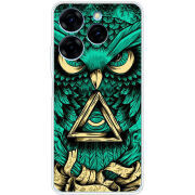 Чехол BoxFace Tecno Spark 20 Pro Masonic Owl