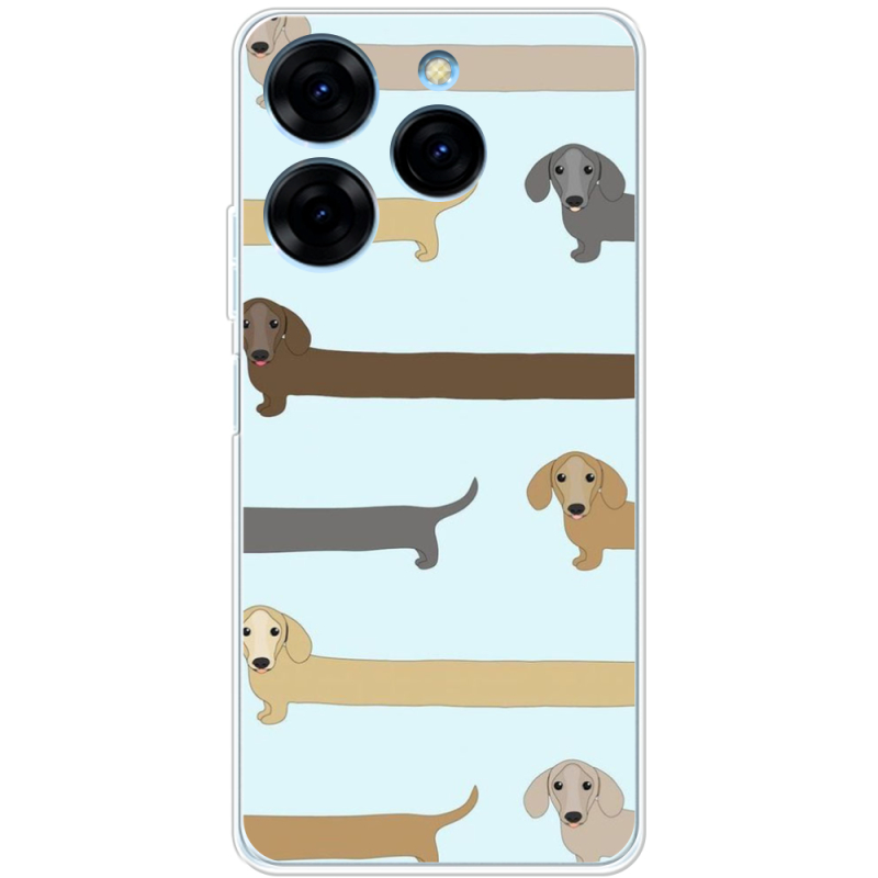 Чехол BoxFace Tecno Spark 20 Pro Dachshund