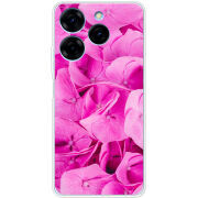 Чехол BoxFace Tecno Spark 20 Pro Pink Flowers