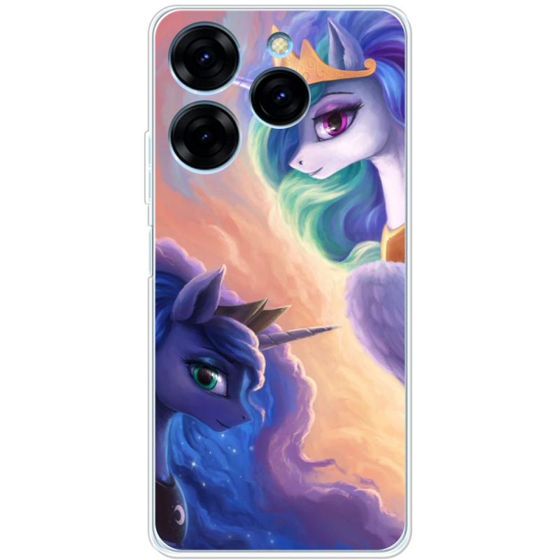 Чехол BoxFace Tecno Spark 20 Pro My Little Pony Rarity  Princess Luna