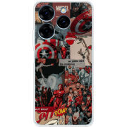 Чехол BoxFace Tecno Spark 20 Pro Marvel Avengers