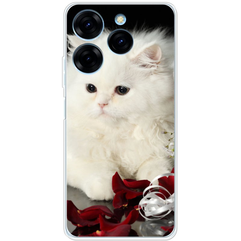 Чехол BoxFace Tecno Spark 20 Pro Fluffy Cat