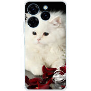 Чехол BoxFace Tecno Spark 20 Pro Fluffy Cat