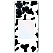 Прозрачный чехол BoxFace Tecno Spark 20 Pro Cow