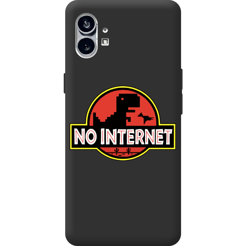 Черный чехол BoxFace Nothing Phone (1) No Internet