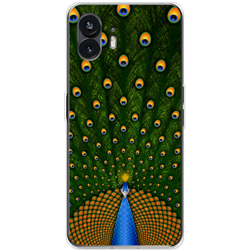 Чехол BoxFace Nothing Phone (2) Peacocks Tail