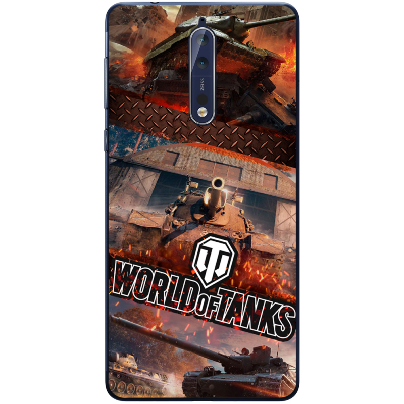 Чехол Uprint Nokia 8 World Of Tanks