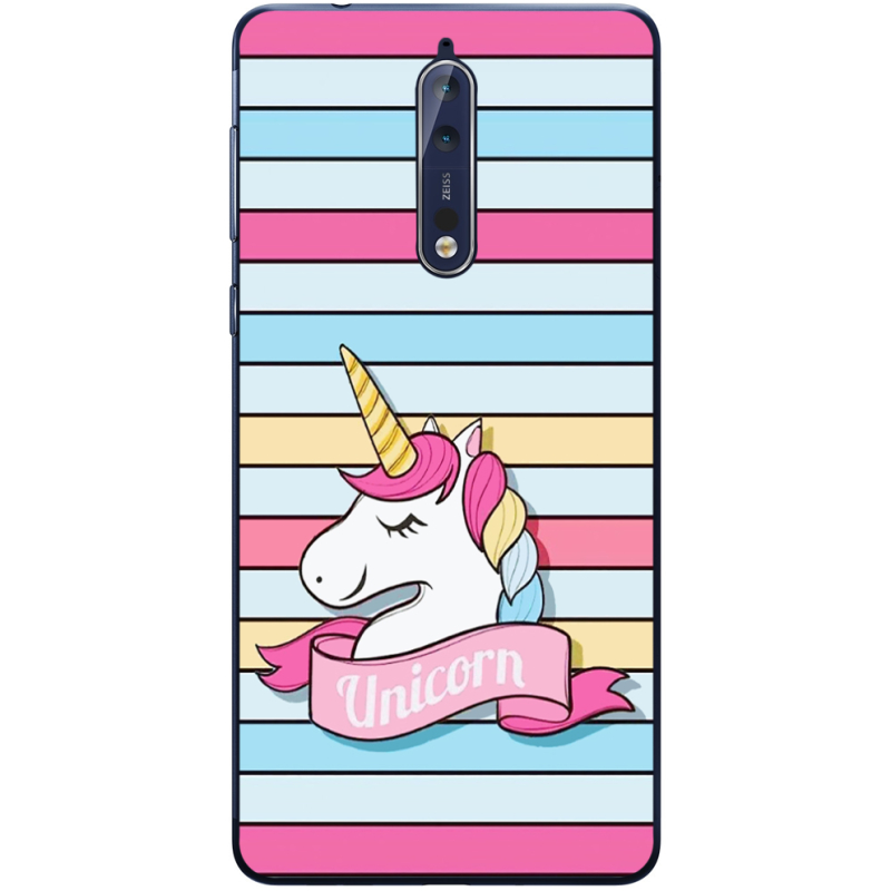 Чехол Uprint Nokia 8 Unicorn