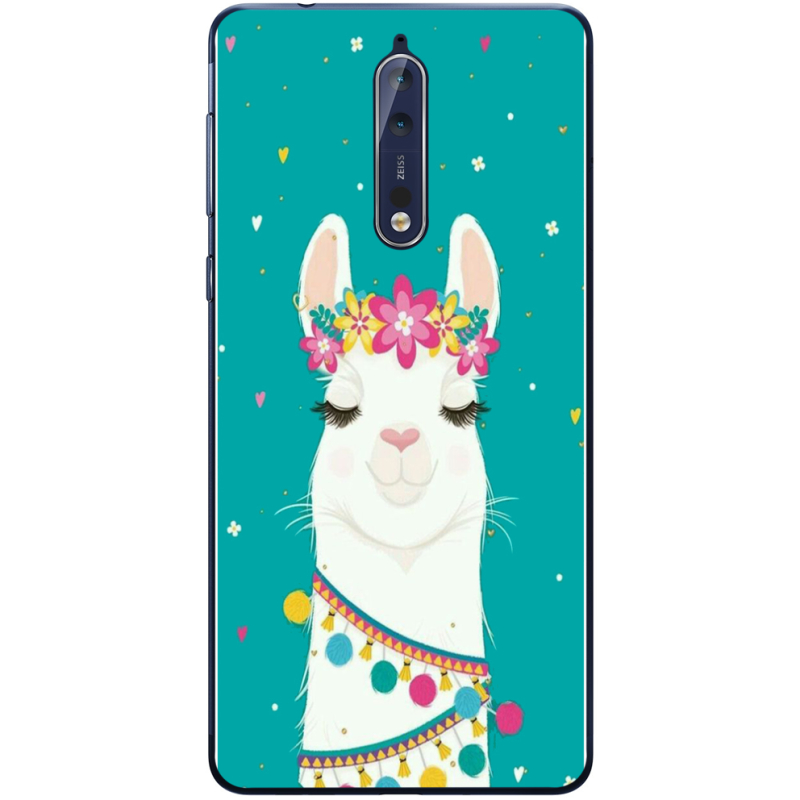 Чехол Uprint Nokia 8 Cold Llama