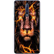 Чехол Uprint Nokia 8 Fire Lion