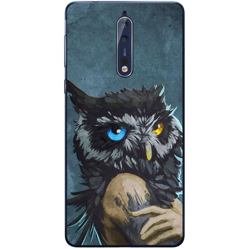 Чехол Uprint Nokia 8 Owl Woman